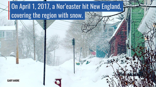 Link to Recent Story entitled: NASA Catches April 1 Nor'easter over New England