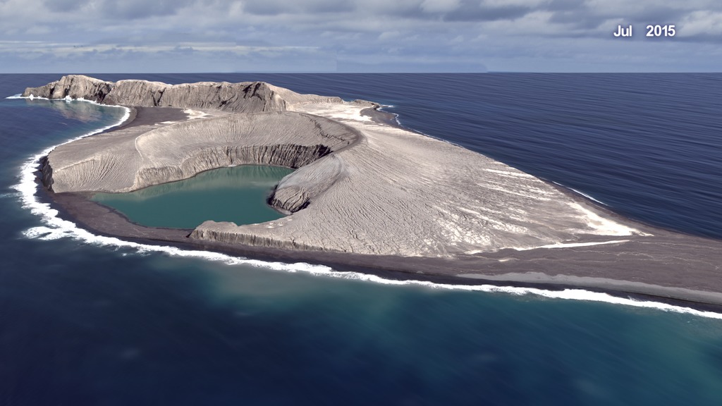 A young volcanic island on Earth may hold clues to former islands on Mars.
