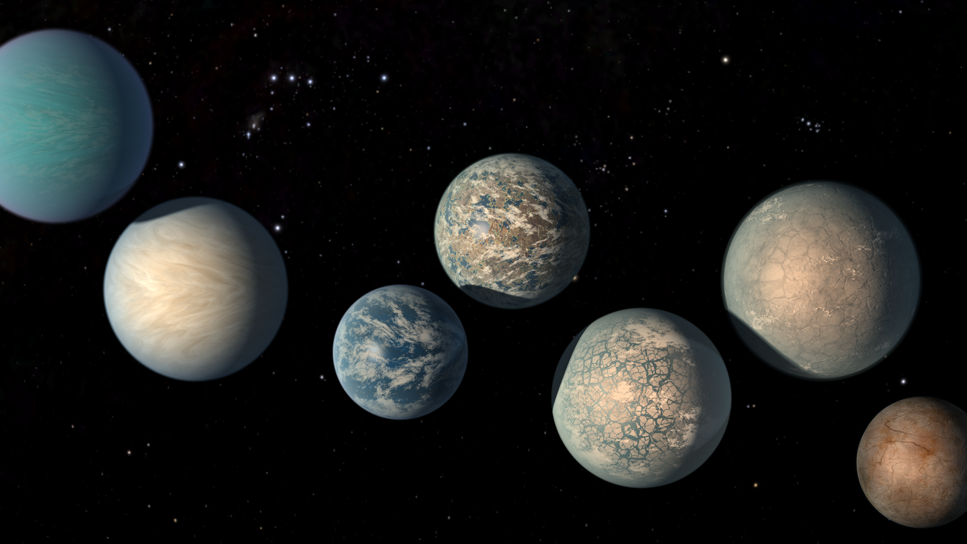 Preview Image for Hubble Observes Atmospheres of TRAPPIST-1 Exoplanets in the Habitable Zone