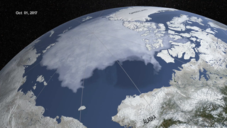 Link to Recent Story entitled: Arctic Sea Ice Continues a Trend of Shrinking Maximum Extents