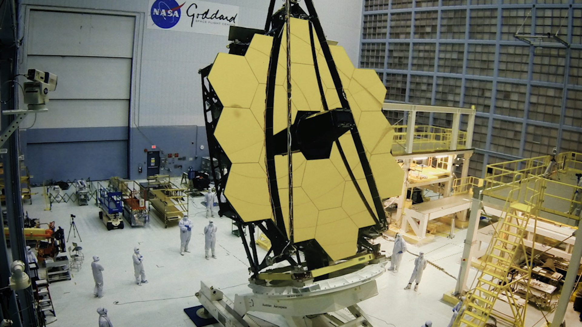 Webb Telescope assembly b-roll and animations