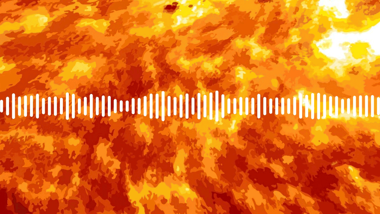 An illustration of a sunspot inspired by imagery from NASA's Solar Dynamics Observatory (SDO). 