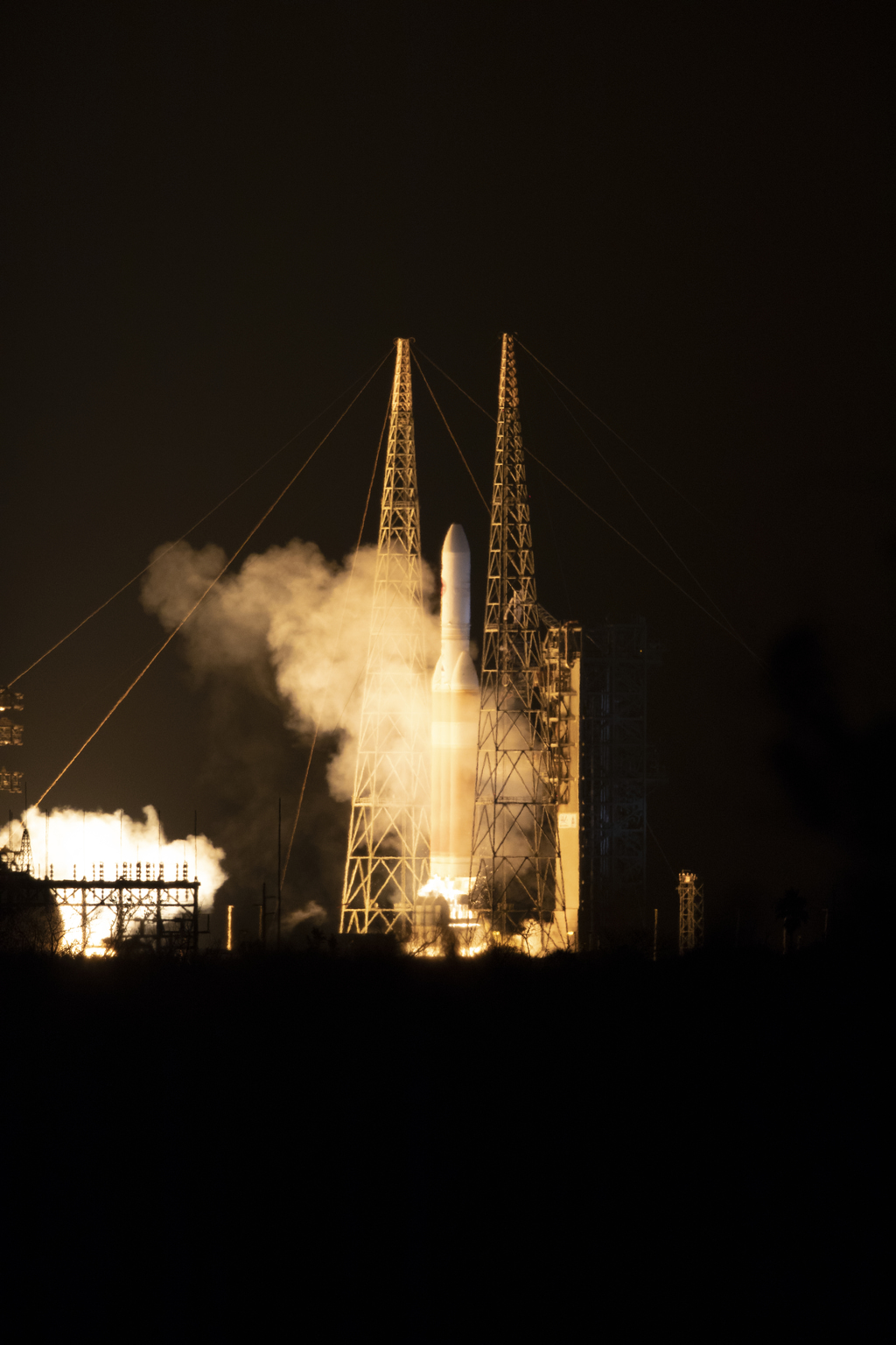 Launch PhotographyAt Cape Canaveral Air Force Station's Space Launch Complex 37, the Delta IV Heavy rocket with NASA's Parker Solar Probe, lifts off at 3:31 a.m. EDT on Sunday, Aug. 12, 2018. The spacecraft was built by Applied Physics Laboratory of Johns Hopkins University in Laurel, Maryland. The mission will perform the closest-ever observations of a star when it travels through the Sun's atmosphere, called the corona. The probe will rely on measurements and imaging to revolutionize our understanding of the corona and the Sun-Earth connection.Credit: NASA/Kim ShiflettMore photos can be found on NASA's Flickr.
