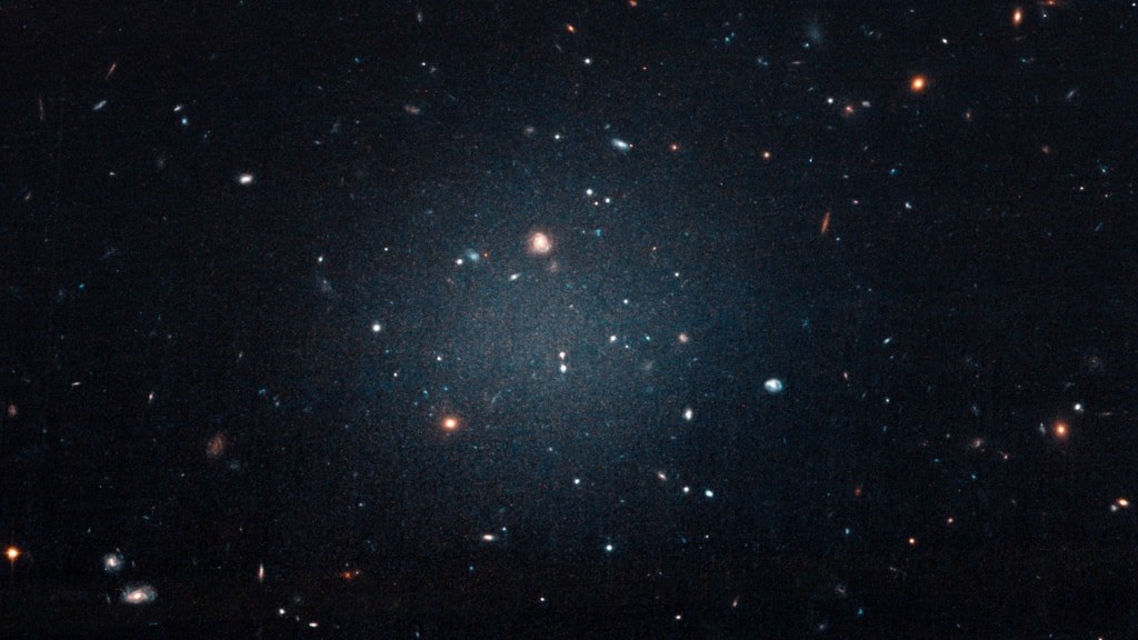 A bizarre, ghostly galaxy lacks dark matter.