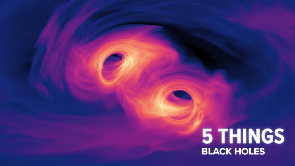 Black holes are one of the most mysterious objects in the universe. Here are five things to know!