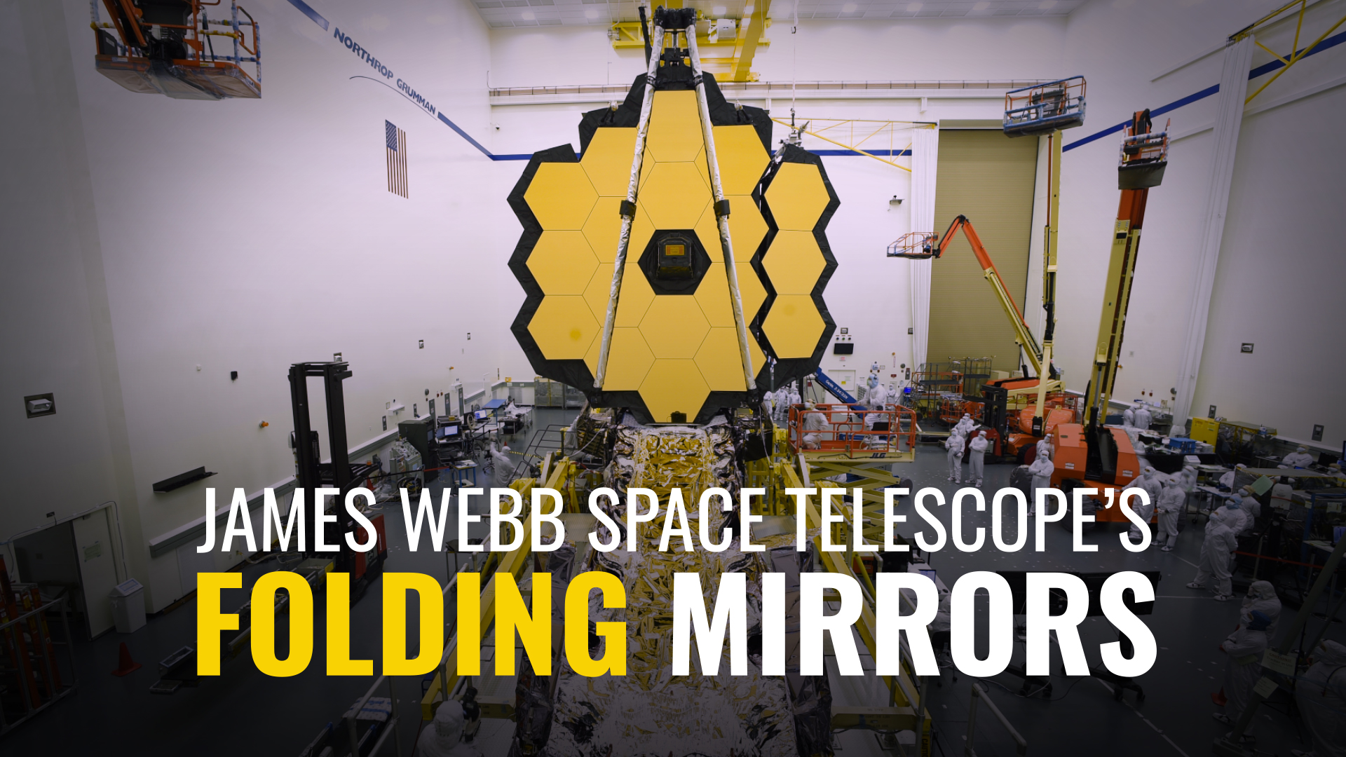 Performed in early March, this most recent test involved commanding the spacecraft's internal systems to fully extend, and latch Webb's iconic 21 feet 4 inch (6.5 meter) primary mirror into the same configuration it will have when in space. Credit: NASA / Sophia Roberts