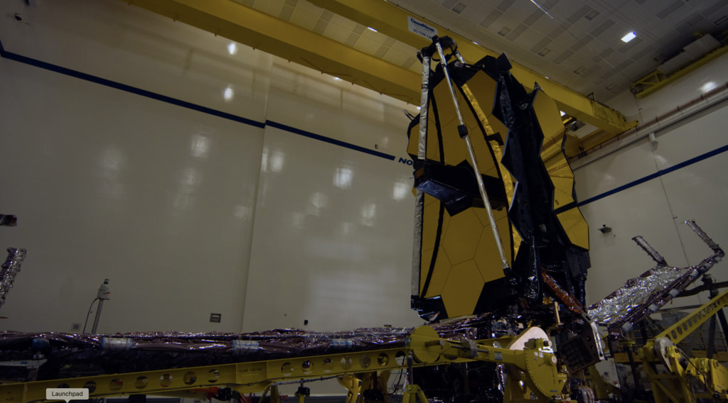 Part 2 of the beauty shots of the James Webb Space Telescope after the two halves of the telescope were assembled together.