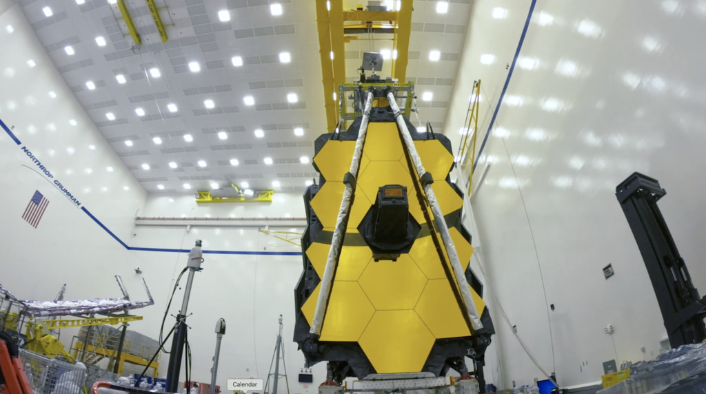 Time-lapse footage of engineers assembling the two halves of the James Webb Space Telescope together at Northrop Grumman in Redondo Beach, CA from GoPro camera 3. 