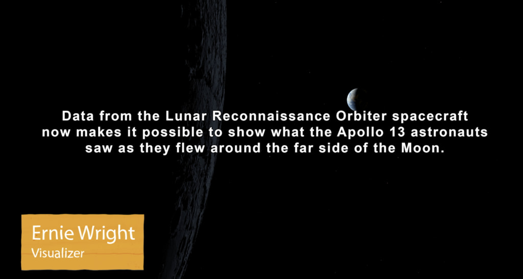 Apollo 13 Views of the Moon in 4K with Visualizer Commentary