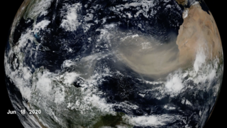 Link to Recent Story entitled: Warmer Ocean Temperatures May Decrease Saharan Dust Crossing the Atlantic