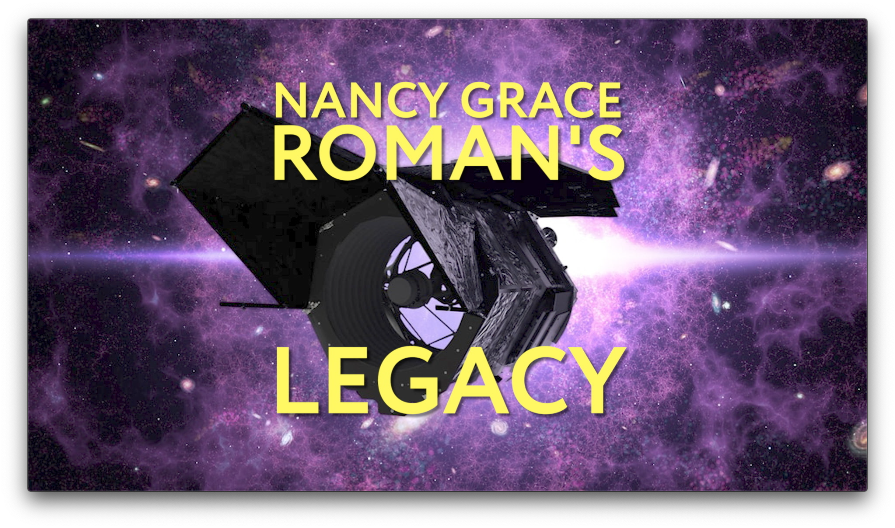 Celebrate the first anniversary of renaming WFIRST the Nancy Grace Roman Space Telescopy by remembering the woman whose legacy will go beyond this planet, Dr. Nancy Grace Roman — NASA's first Chief of Astronomy.Music: "You Got This" from Universal Production Music Complete transcript available.