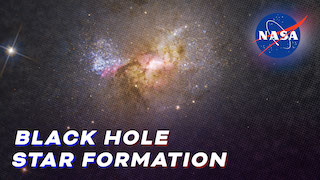 Link to Recent Story entitled: HUBBLE FINDS A BLACK HOLE IGNITING STAR FORMATION IN A DWARF GALAXY