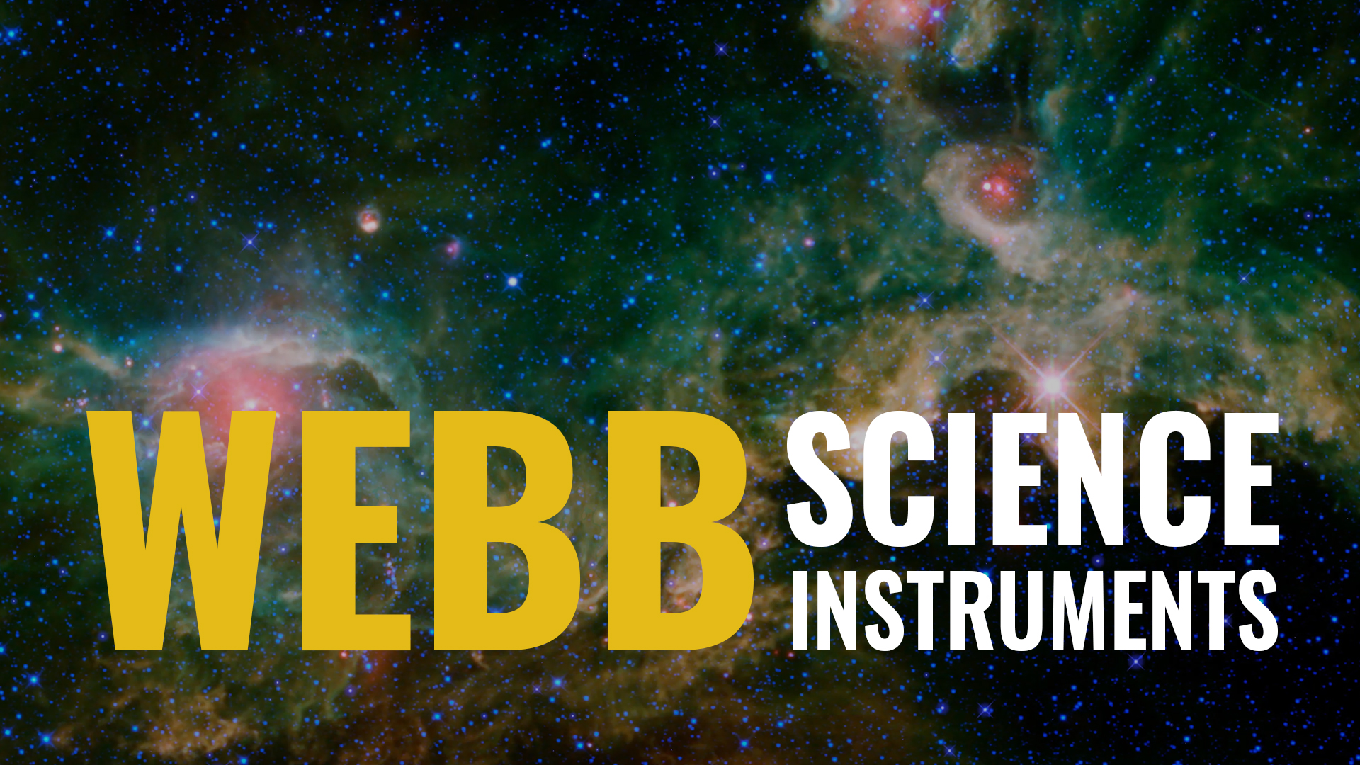 Preview Image for Webb Instrument Overview
