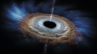 Link to Recent Story entitled: Massive Black Hole Shreds Passing Star (Animation Only)