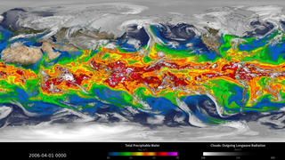 Link to Recent Story entitled: Simulated Clouds and Precipitable Water