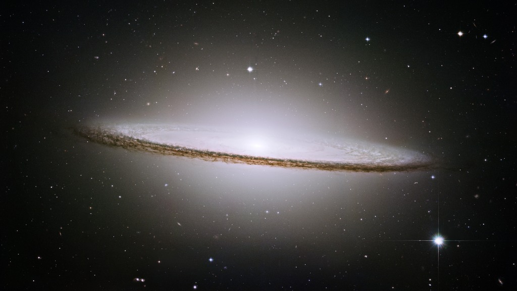 The majestic Sombrero Galaxy as observed by Hubble
