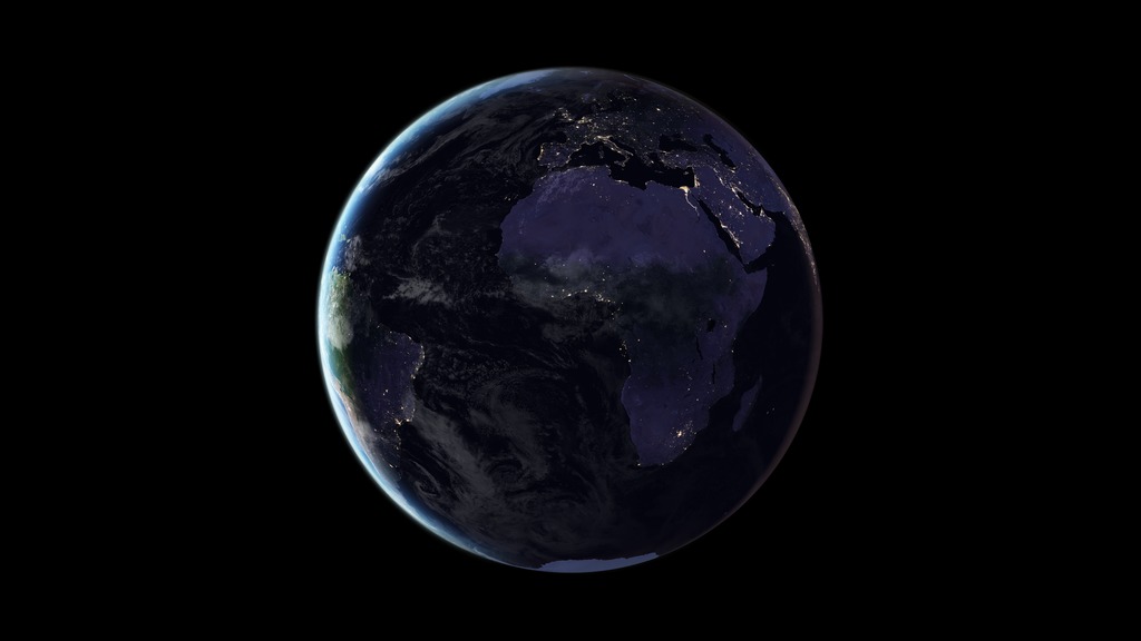 Preview Image for Black Marble 2016 (Rotating Globe)