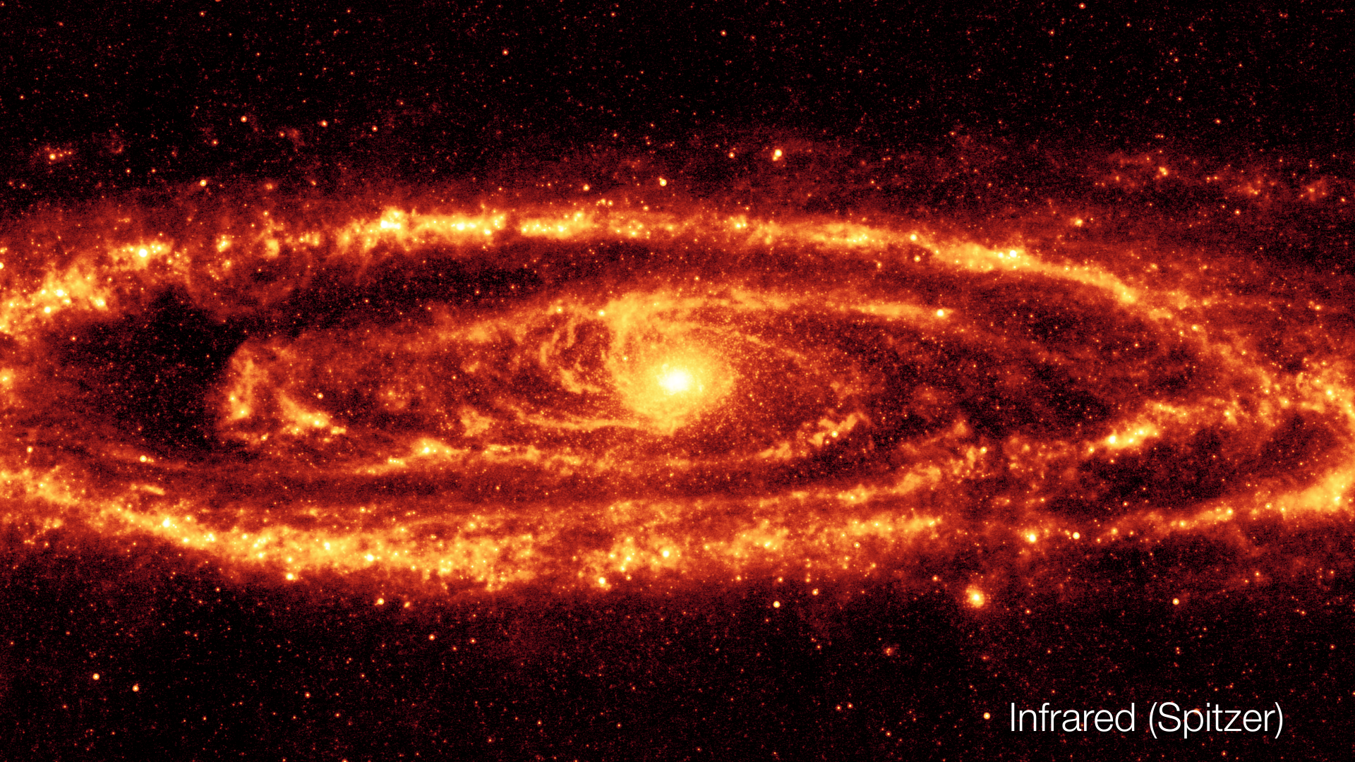 Preview Image for Andromeda Galaxy in Visible and Infrared