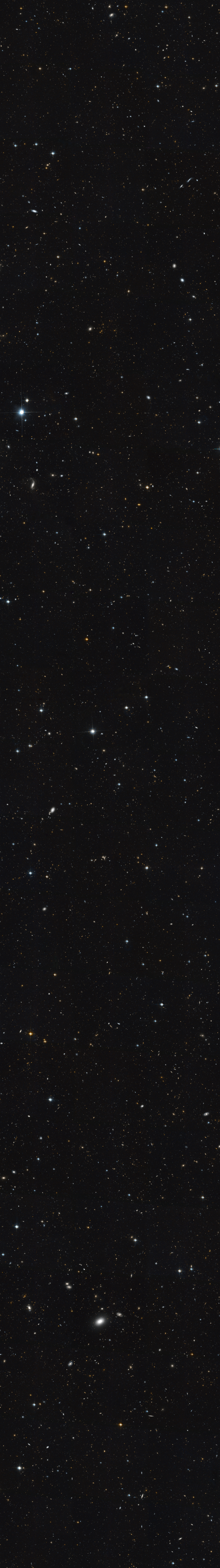 The Extended Groth Strip covers a small swath of sky between the constellations Ursa Major and Boötes, and yet it contains at least 50,000 galaxies visible to NASA’s Hubble Space Telescope, and likely more that are beyond the range of light that Hubble can detect.