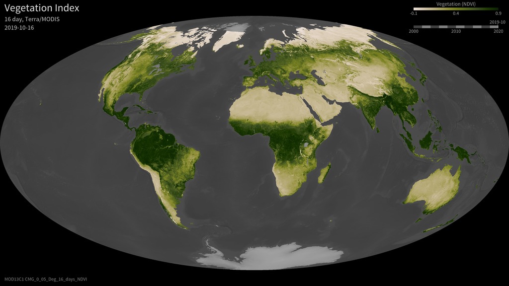 Preview Image for Global Vegetation Index, Terra MODIS
