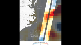 Link to Recent Story entitled: Sea Level Visualization of Gulf Stream