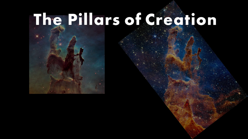 An animations showing the process of creating a visualization of the Eagle Nebula.